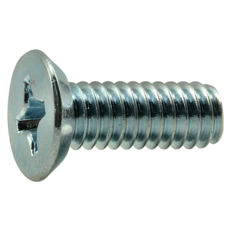 Midwest Fastener #12-24 x 5/8 in Phillips Flat Machine Screw, Zinc Plated Steel, 100 PK 51201